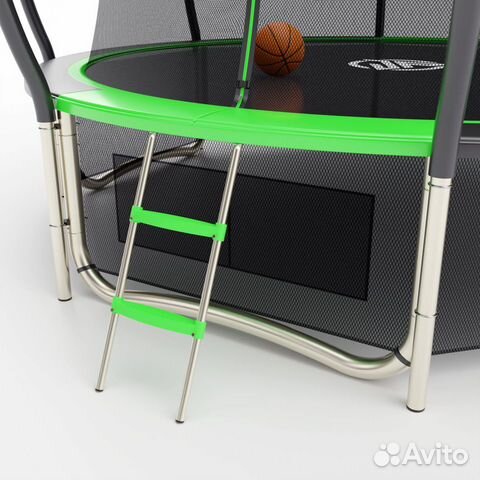 Батут Jump Power 10 ft Pro Inside Basket Green