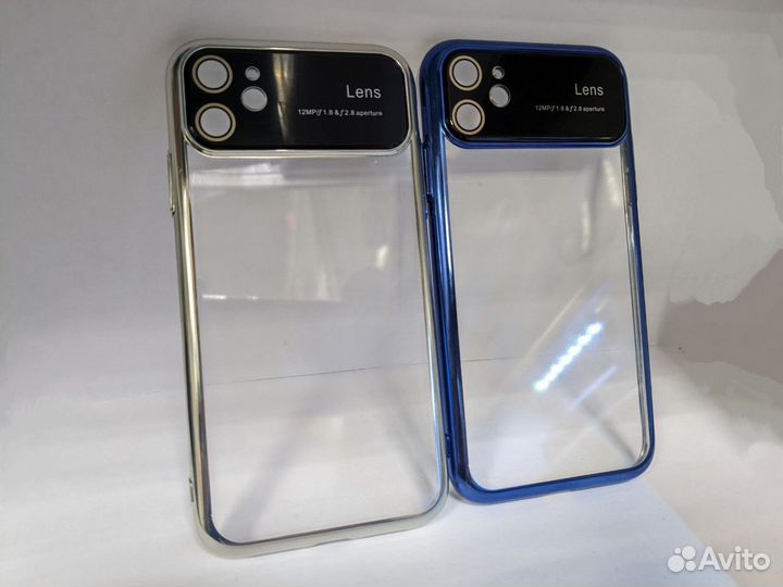 Чехол iPhone 11 Lens защитное стекло на камеру