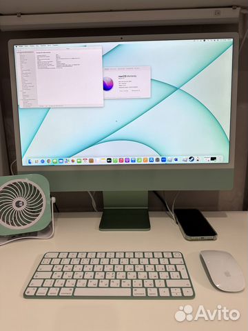 Моноблок Apple iMac 24 M1 2021 как Новый купить в Москве | Электроника ...