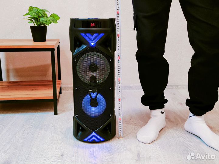 Большая напольная колонка с блютузом