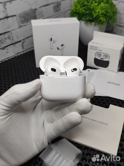 AirPods 3 Свежая версия 2024 года (Арт.91429)