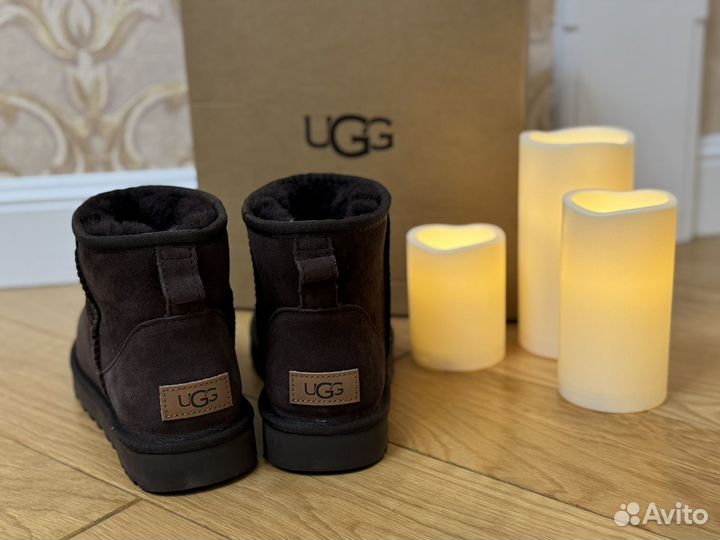 UGG classic mini коричневые