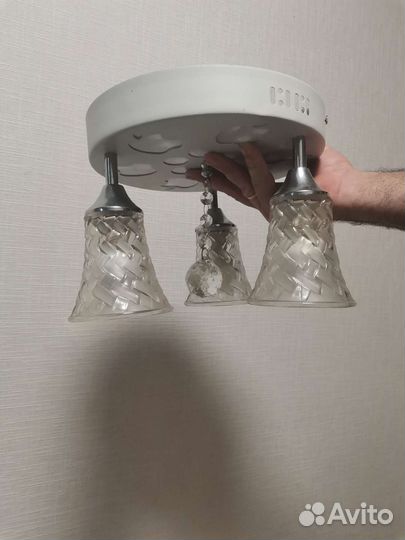 Люстра потолочная бу