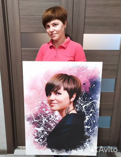 Портрет, картина в Новочеркасске по фото на холсте