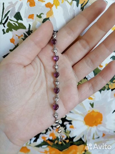 Браслет с сердцами sunlight