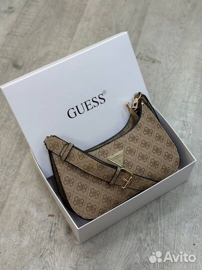 Сумка guess meridian с логотипом 4g на плечо