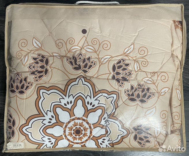 Новое одеяло 220*205 (овечья мериносовая шерсть)