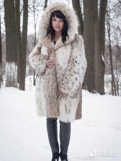 Шуба из Сибирской рыси Новая