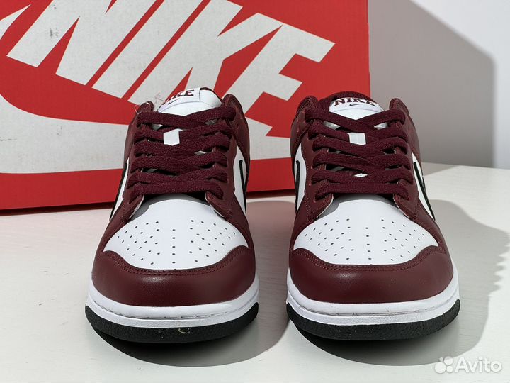 Кроссовки Nike Dunk Low Dark Team Red Black