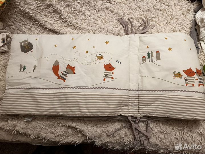 Детская кроватка с матрасом+ аксессуары