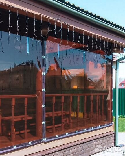 Мягкие окна для кафе летней веранды беседки