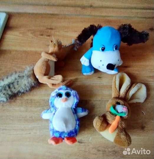 Мягкие игрушки чистые 8 штук