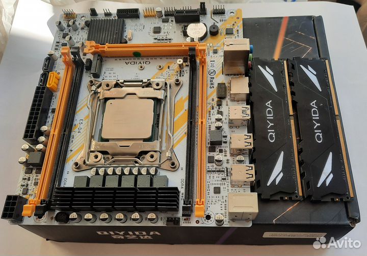 Комплект lga 2011 v3 x99 + E5 2660v3 + 16 Gb DDR4