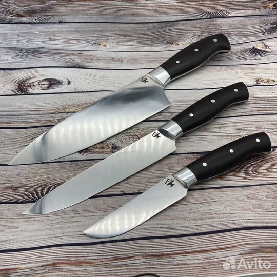Набор кухонных ножей из кованой стали