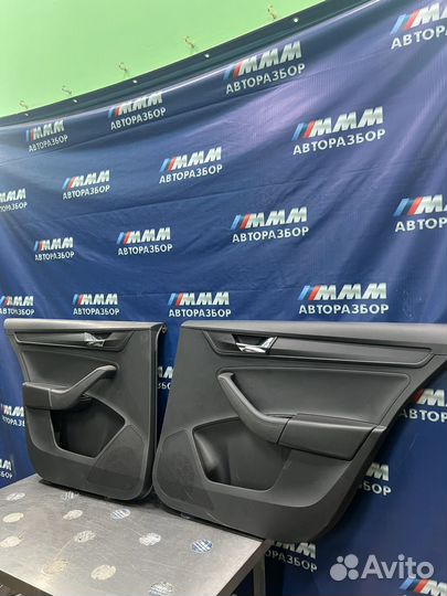 Дверные карты(обшивки) шкода рапид 2