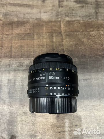 Объектив Nikon 50mm f/1.8D AF Nikkor