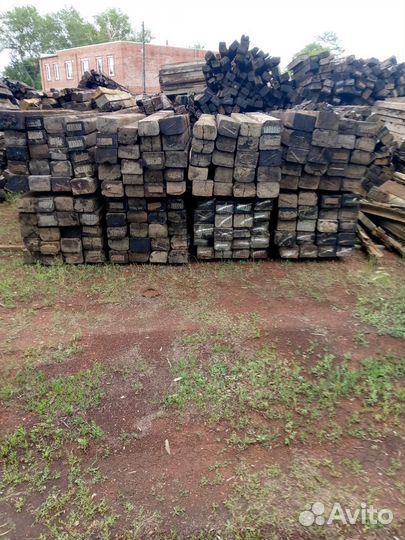 Шпала строительная