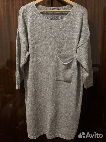 Новооднее платье оверсайз