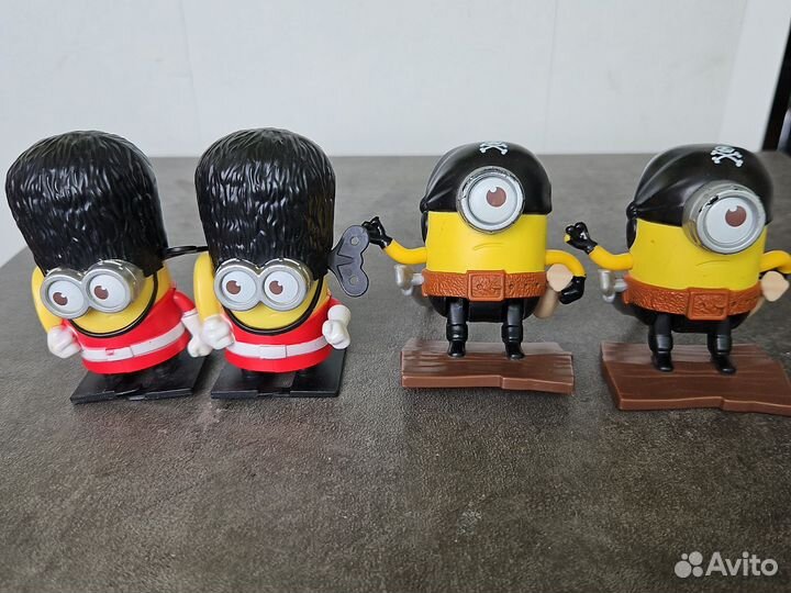 Коллекция миньонов McDonald's 2015,2017 Happy meal