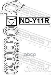 Отбойник амортизатора зад прав лев Febest