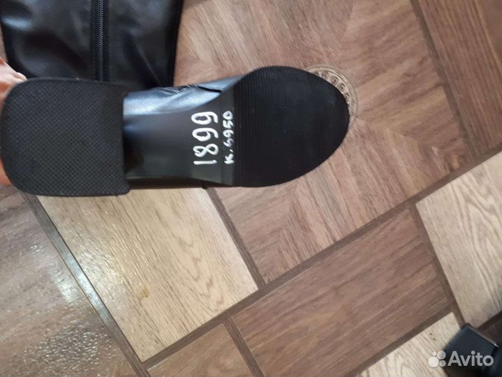 Сапоги ботфорты новые 38