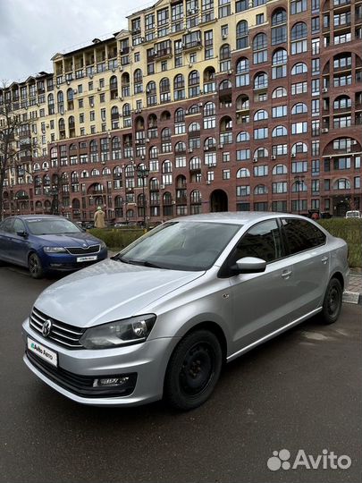 Volkswagen Polo 1.6 AT, 2016, 91 250 км