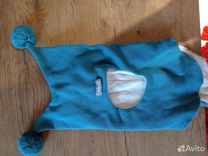 Шапка шлем для мальчика 46 48, до 50