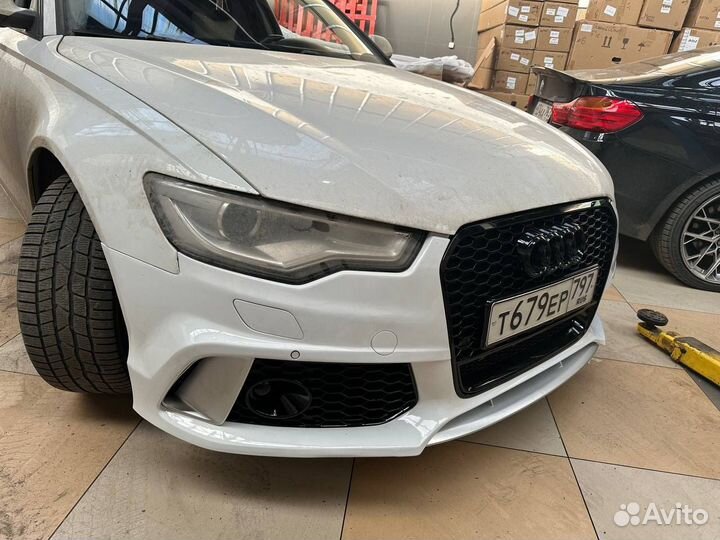 Audi a6 c7 бампер RS6 стиль