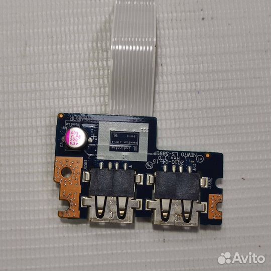 Плата 2xUSB + шлейф Acer Aspire 5250, 5550, 5551