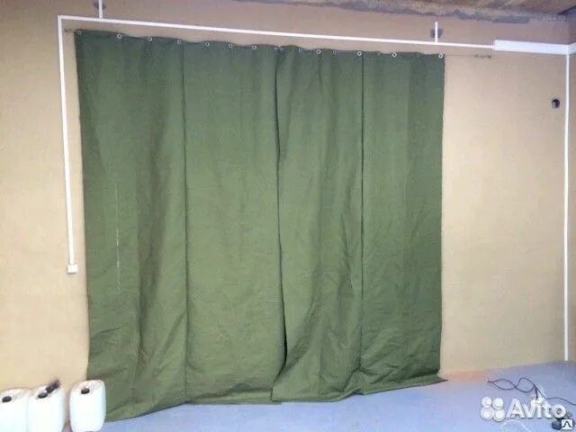 Шторы из брезента, брезент на отрез