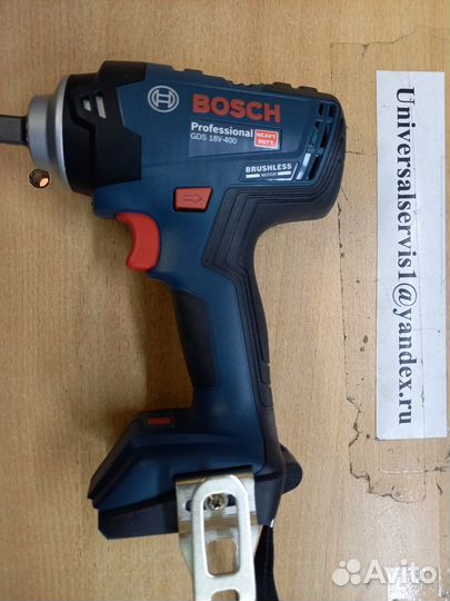 Аккумуляторный ударный гайковерт Bosch GDS18v-400