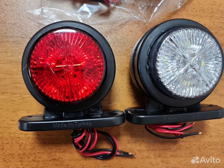 Фонари Комплект 2шт габаритные LED рог рожок рога