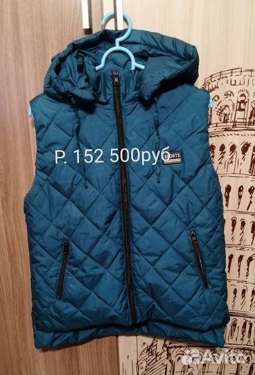 Джинсовка, жилетка для девочки р. 152 - 156