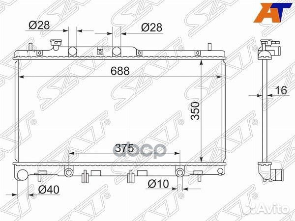 Радиатор Subaru Legacy 03-09 / Outback 03-09