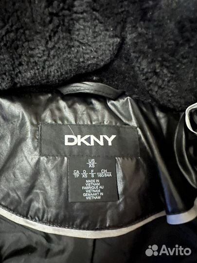 Пуховик женский dkny xs(большемерит )