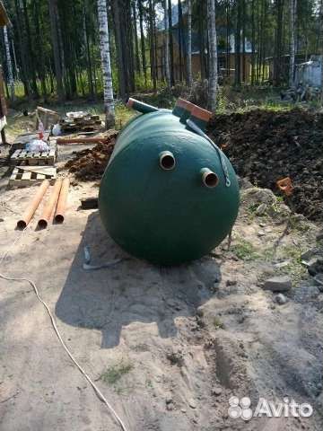 Установка септика байкал7