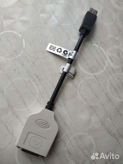 Кабель переходник display port DVI