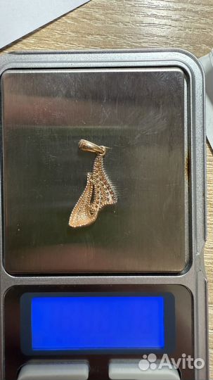 Золотая подвеска