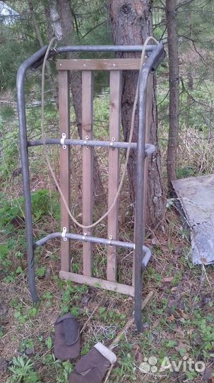 Санки мощные из оцинкованных труб