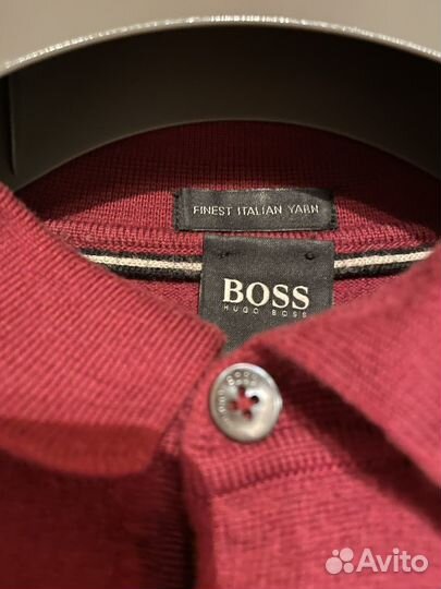 Hugo boss мужской лонгслив шерсть 46