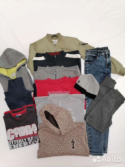 Пакет брендовой одежды для мальчика 128 см/8 лет