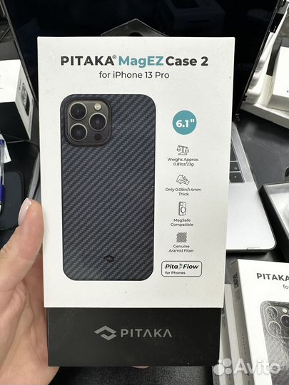 Pitaka 13 pro синий/ крапинки от клея