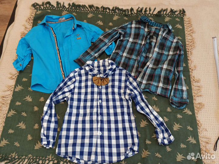 Рубашка на мальчика 104-110