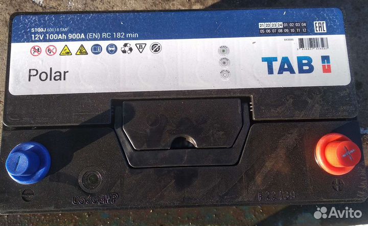 Акб 100 Ач Tab Asia