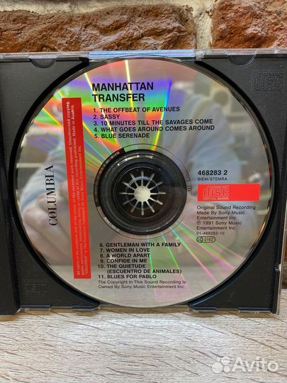 Cd The Manhattan Transfer – The Offbeat Of Avenues