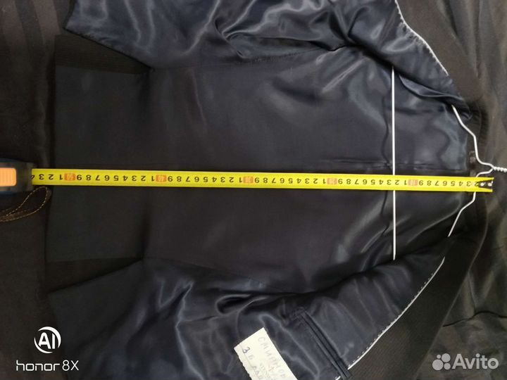 Школьный пиджак для мальчика 128 черный