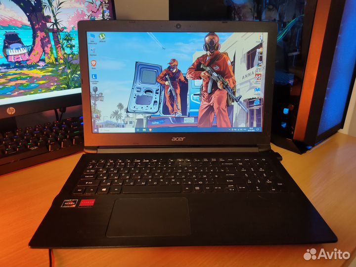 Игровой Ноутбук Acer/GPU-2GB/ssd256/8gb ram