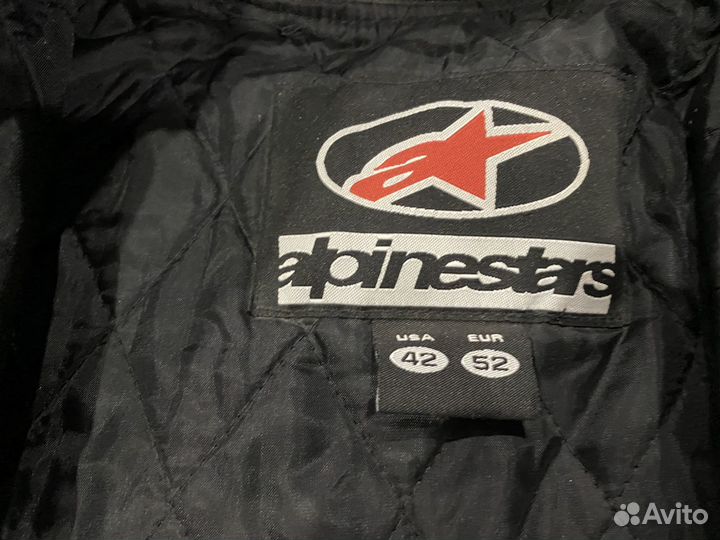 Мотокуртка Alpinestars кожаная