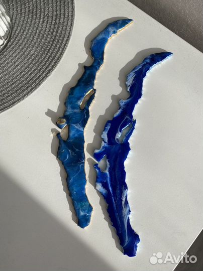 Сувениры,броши Байкал,магниты из эпоксидной смолы