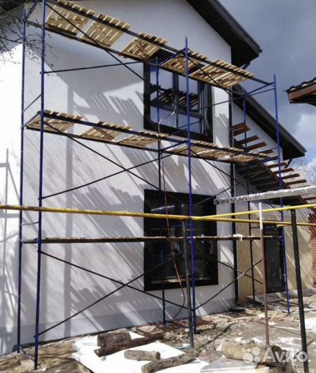 Фасадные работы короед, камешковая штукатурка